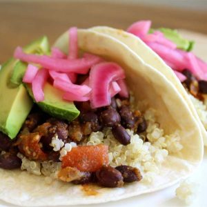 Quinoa Black Bean Tacos