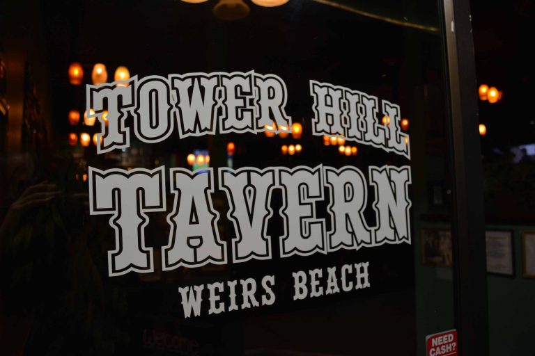 Front Door with Tower Hill Tavern Logo